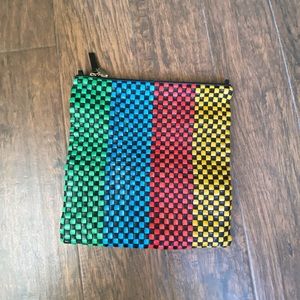 Clare v fold over clutch with tabs